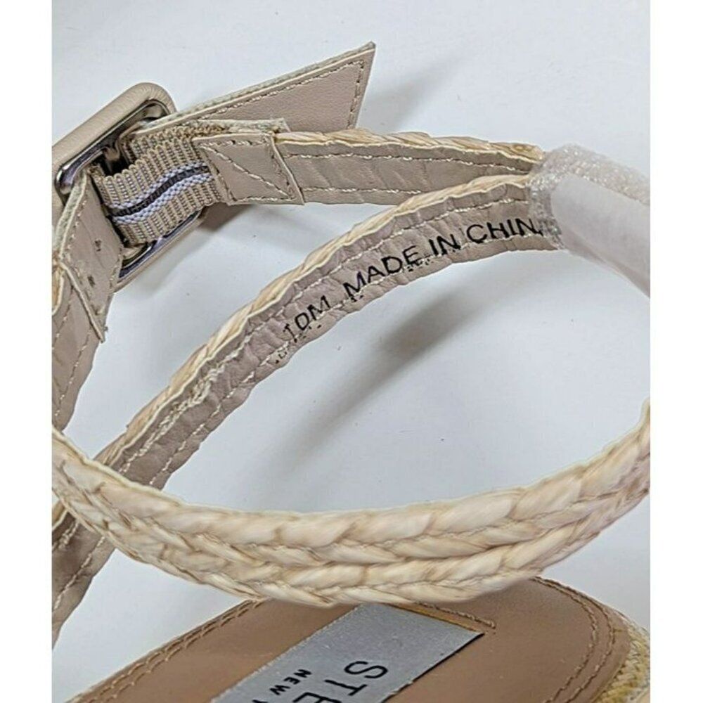 NWOB Steven New York Ramey Espadrille Platform Wedge Sandal Size 10 (MSRP $130) - Picture 9 of 11